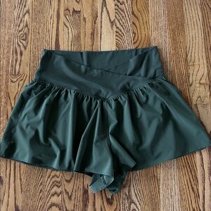 Aerie Offline Olive Flowy Shorts XL